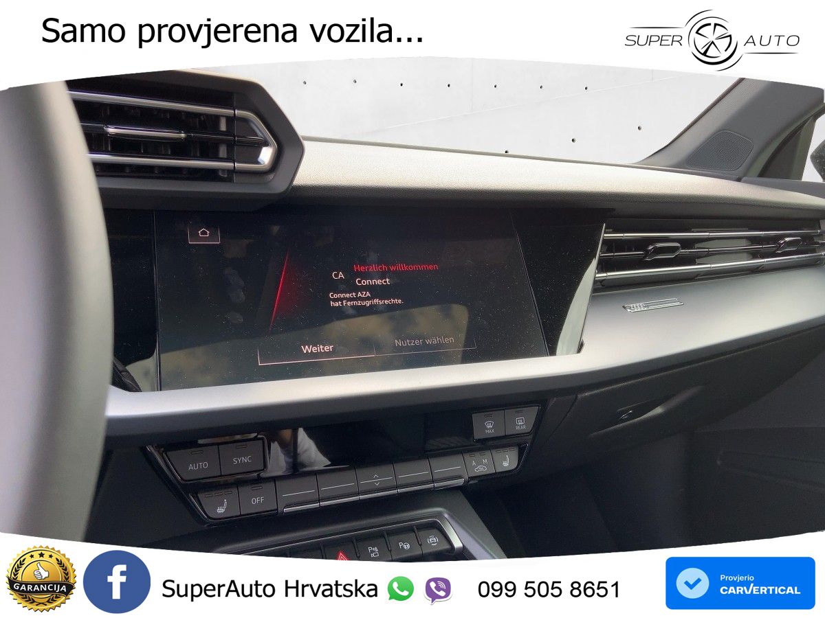 Audi A3 Sportback 30 TFSI (116 KS) Mild Hybrid S tronic advanced LED+GR SJED+ACC
