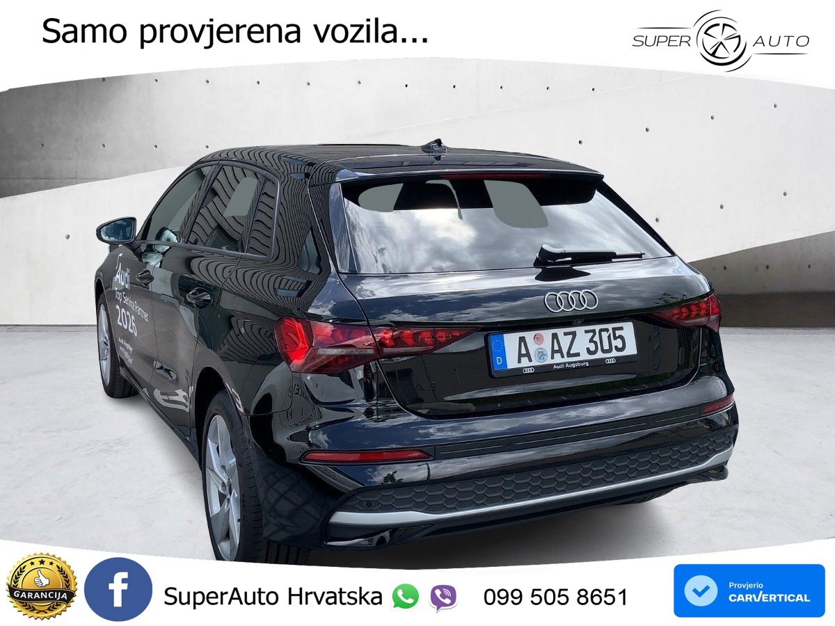 Audi A3 Sportback 30 TFSI (116 KS) Mild Hybrid S tronic advanced LED+GR SJED+ACC