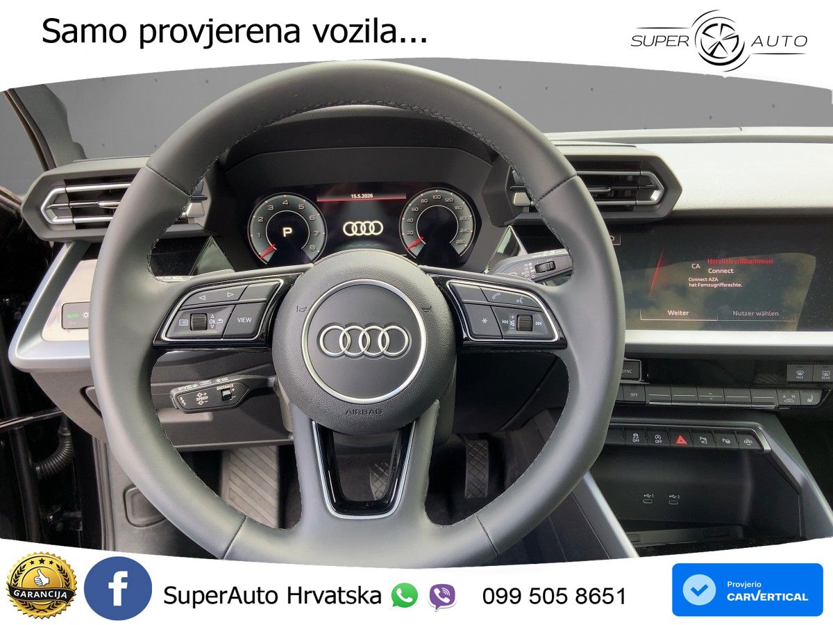 Audi A3 Sportback 30 TFSI (116 KS) Mild Hybrid S tronic advanced LED+GR SJED+ACC