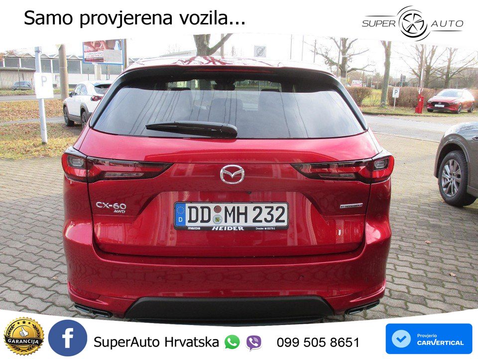 Mazda CX-60 3.3 e-Skyactiv D (254 KS) AWD Automatic MATRIX+GR SJED+KAM