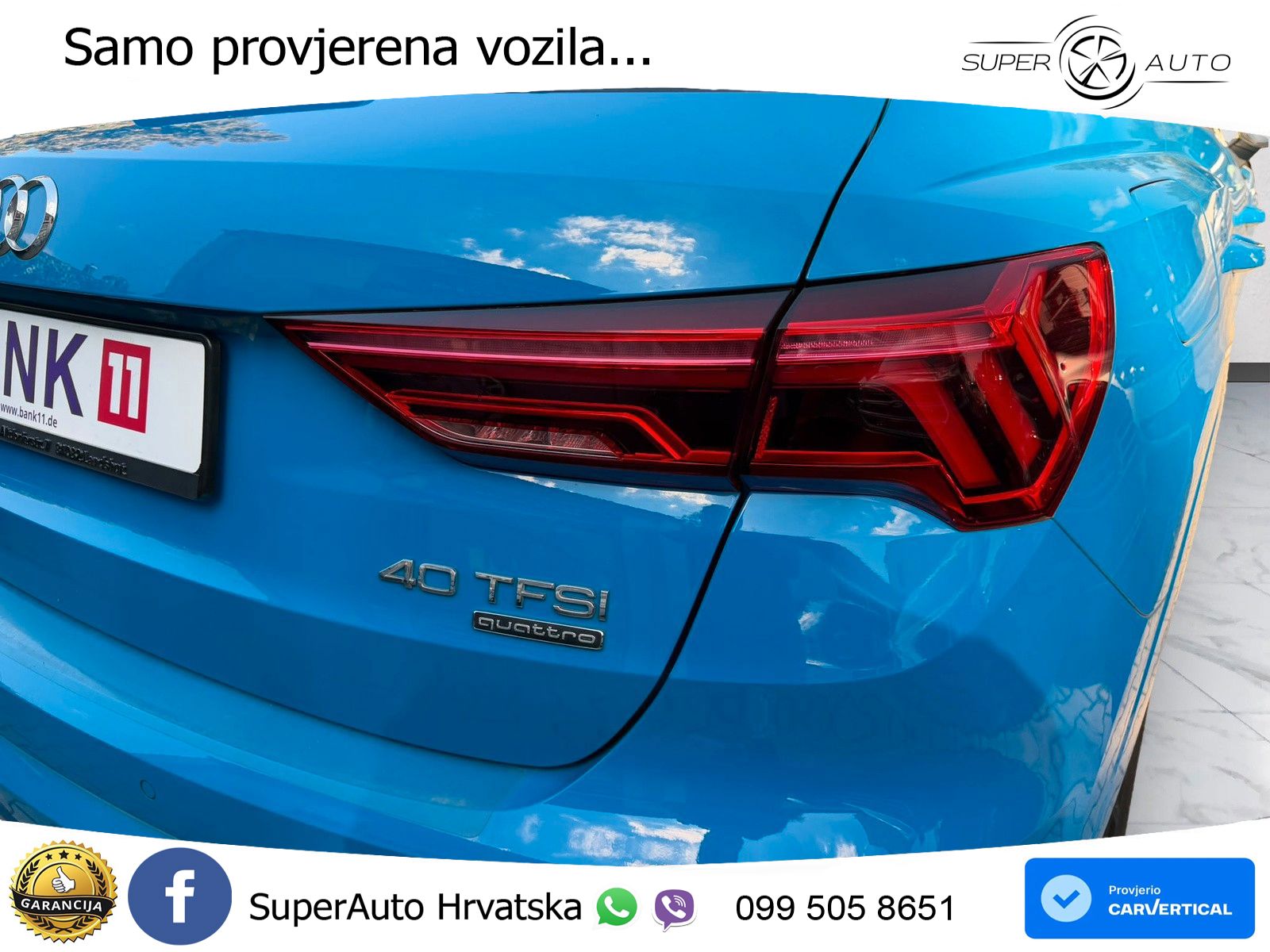 Audi Q3 40 TFSI (190 KS) quattro S tronic S line