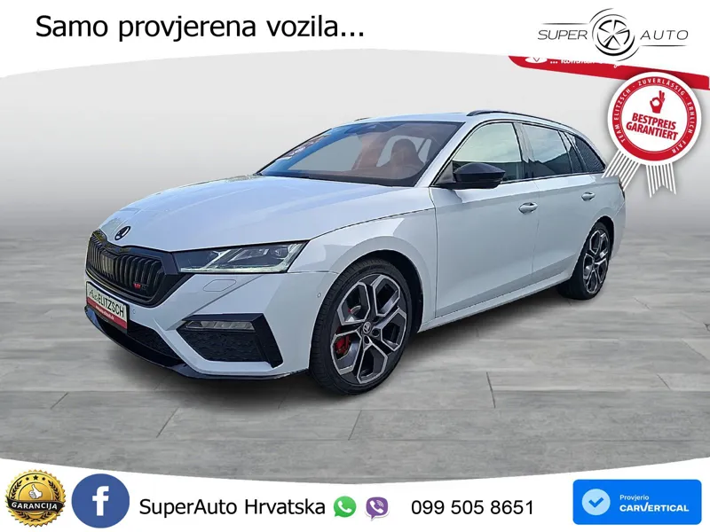Škoda Octavia Combi RS 2.0 TSI (245 KS) DSG MATRIX+GR SJED+KAM