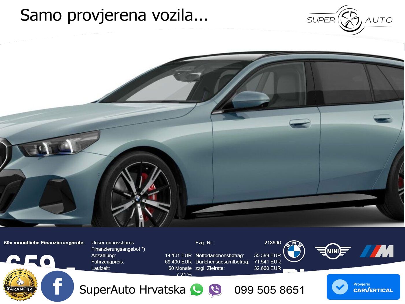 BMW 540d Touring (303 KS) xDrive Steptronic M Sport LED+GR SJED+ACC