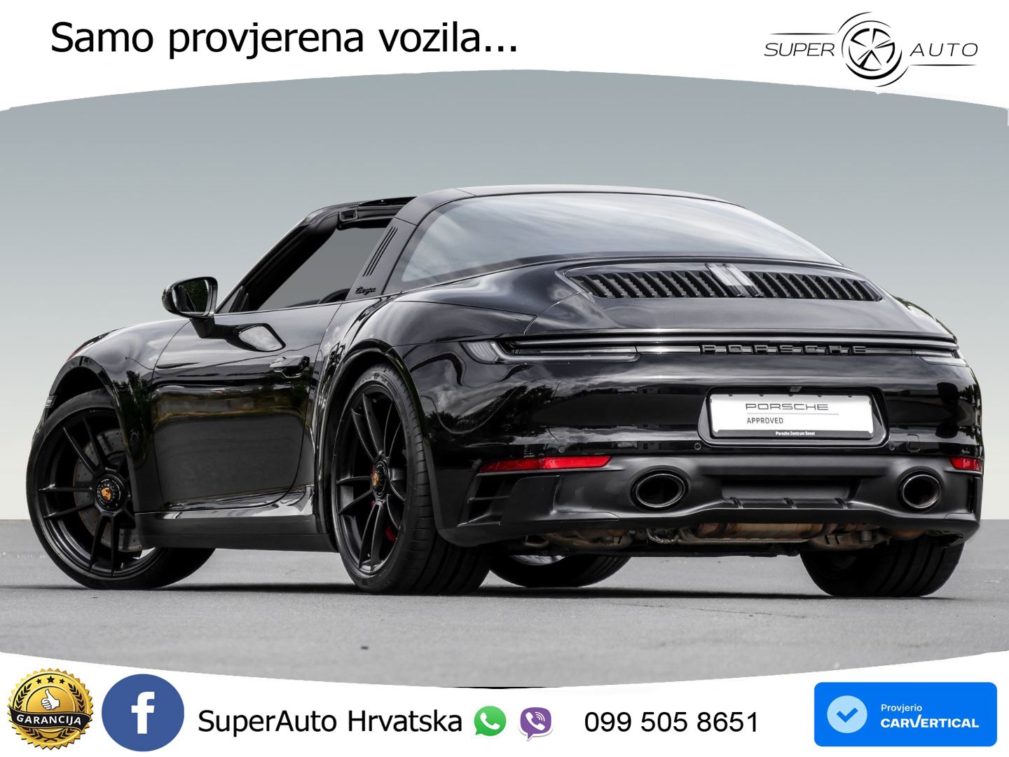 Porsche 911 Targa 4 GTS 3.0 (480 KS) PDK LED+GR SJED+ACC
