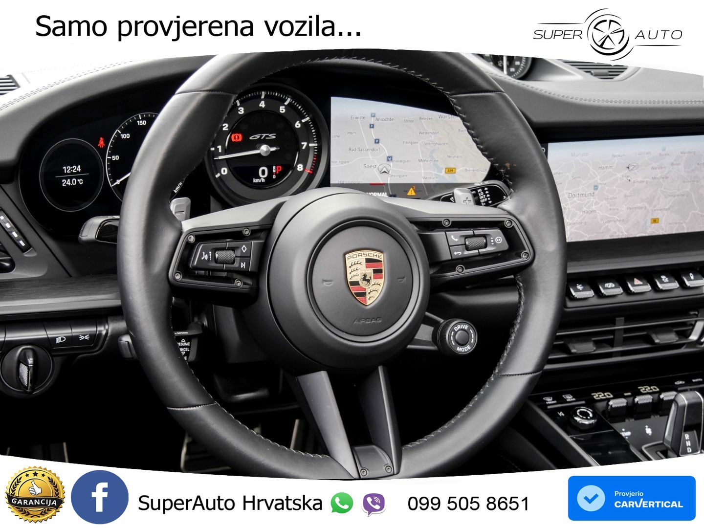 Porsche 911 Targa 4 GTS 3.0 (480 KS) PDK LED+GR SJED+ACC