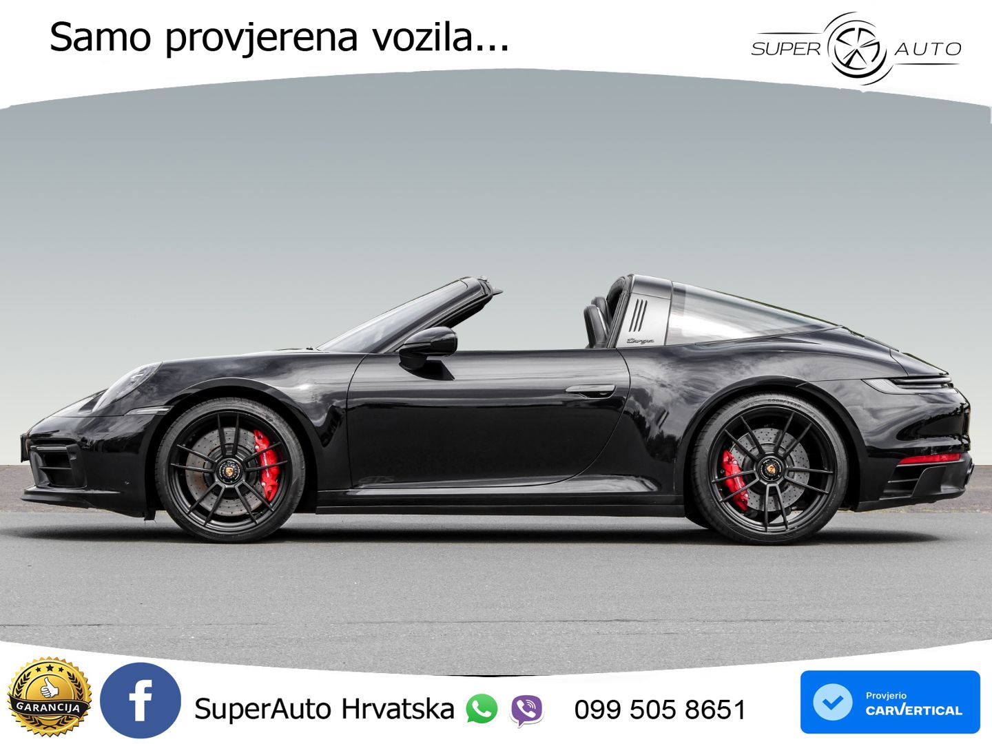 Porsche 911 Targa 4 GTS 3.0 (480 KS) PDK LED+GR SJED+ACC