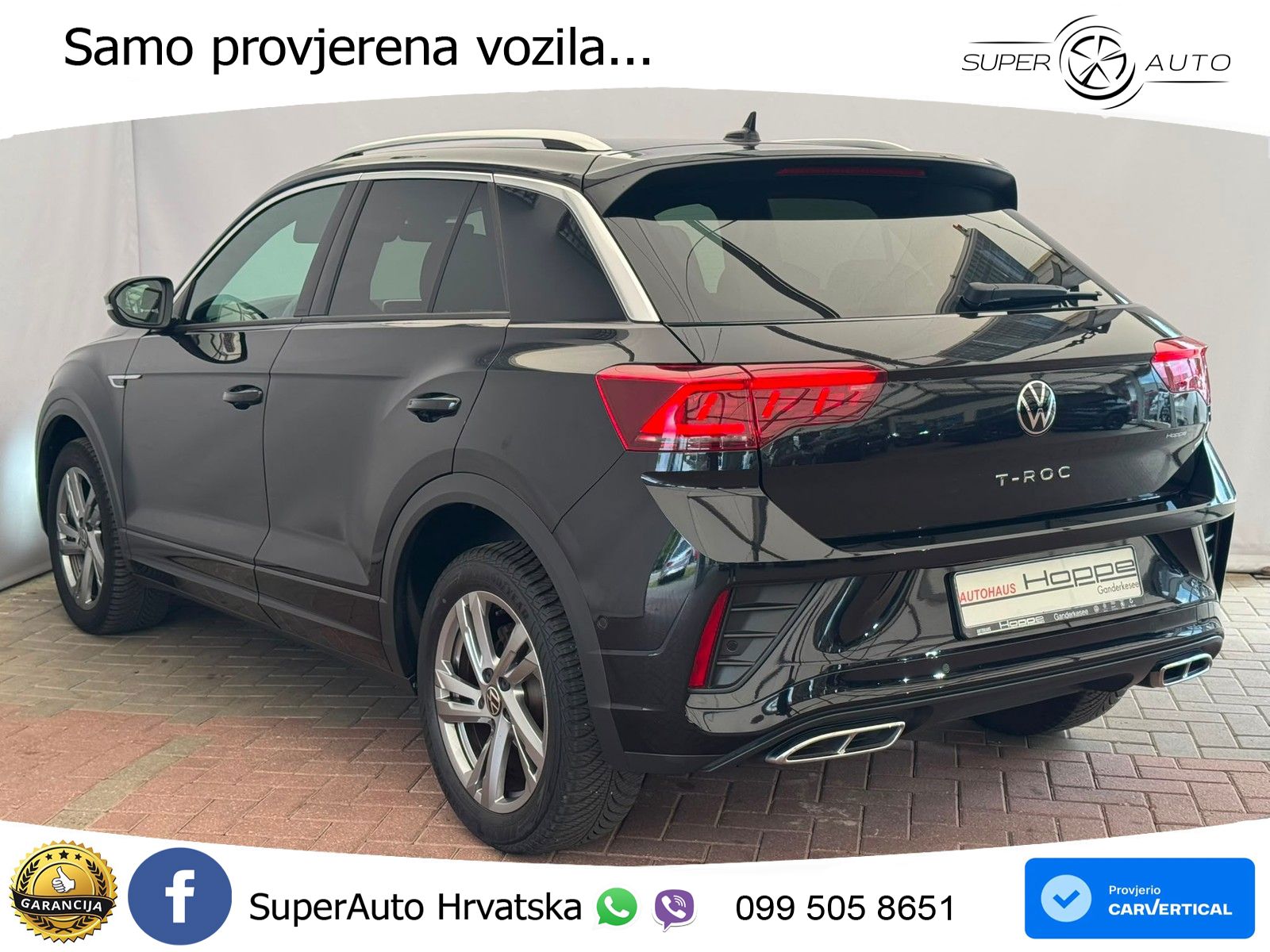 Volkswagen T-Roc 1.5 TSI (150 KS) DSG R-Line LED+GR SJED+ACC