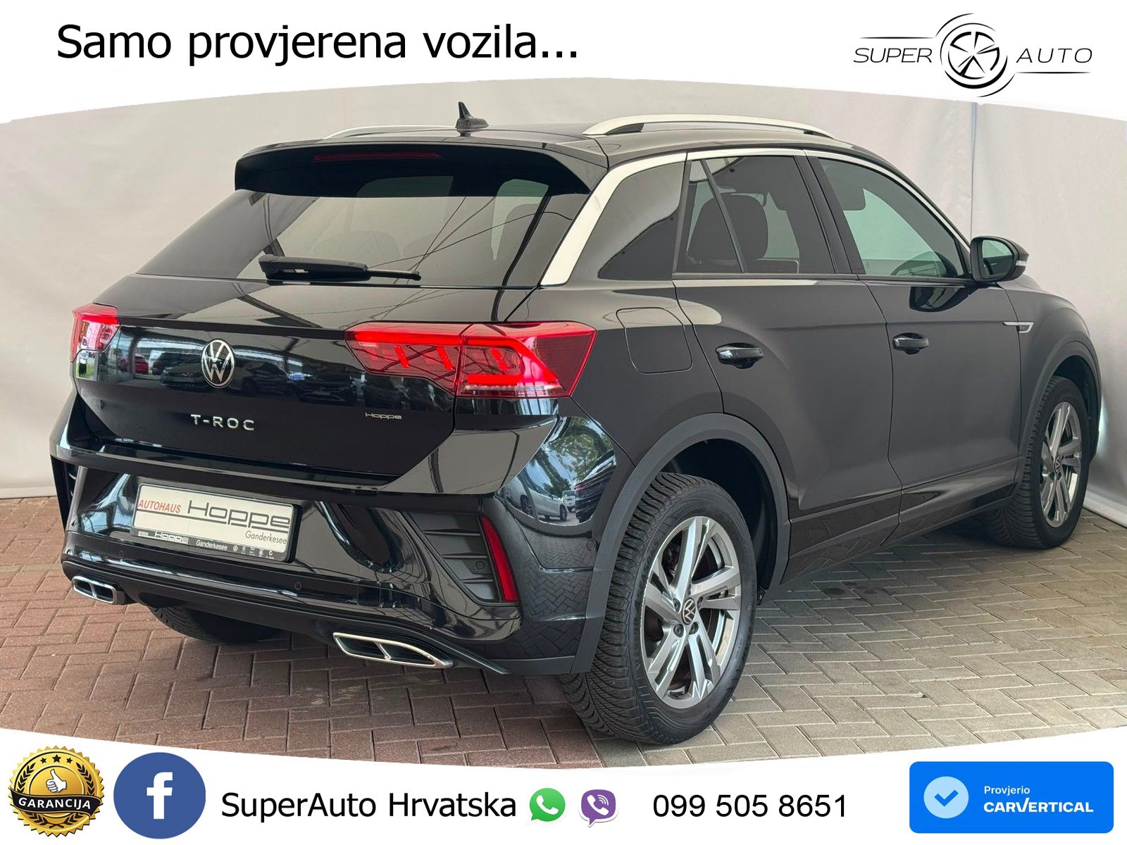 Volkswagen T-Roc 1.5 TSI (150 KS) DSG R-Line LED+GR SJED+ACC