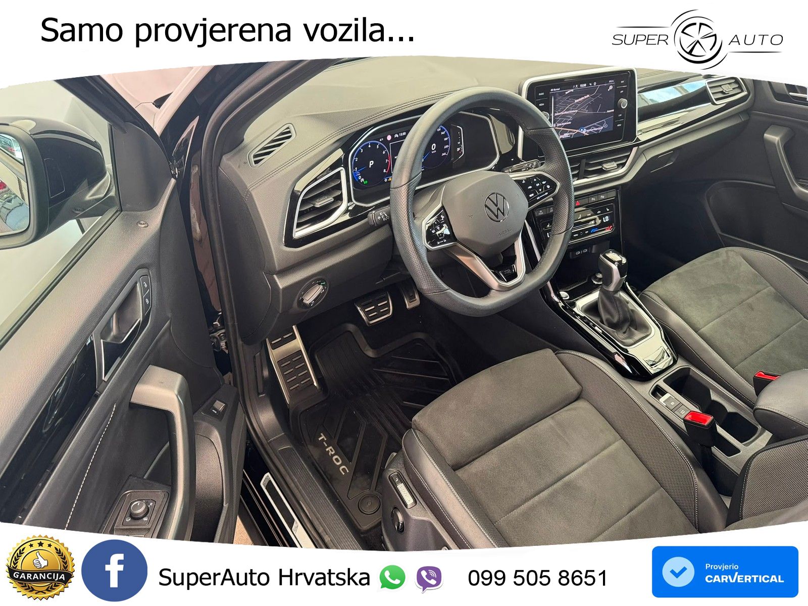 Volkswagen T-Roc 1.5 TSI (150 KS) DSG R-Line LED+GR SJED+ACC