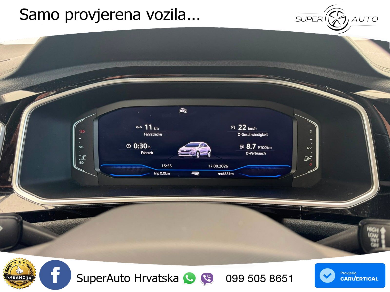 Volkswagen T-Roc 1.5 TSI (150 KS) DSG R-Line LED+GR SJED+ACC