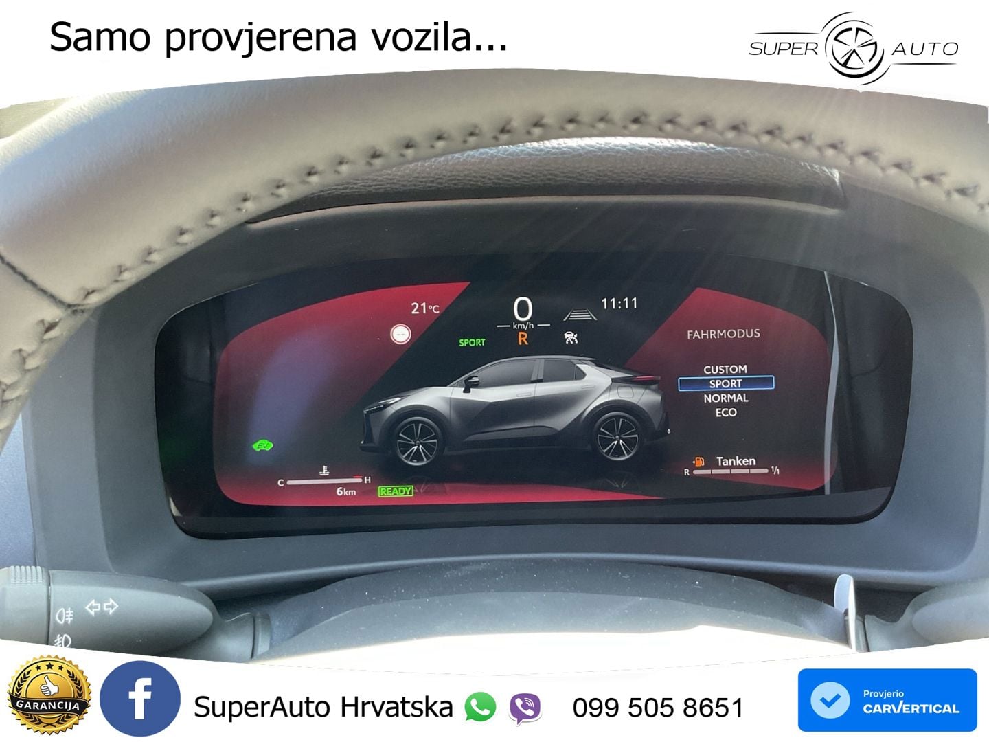 Toyota C-HR 1.8 (140 KS) Hybrid e-CVT Team Deutschland LED+GR SJED+ACC