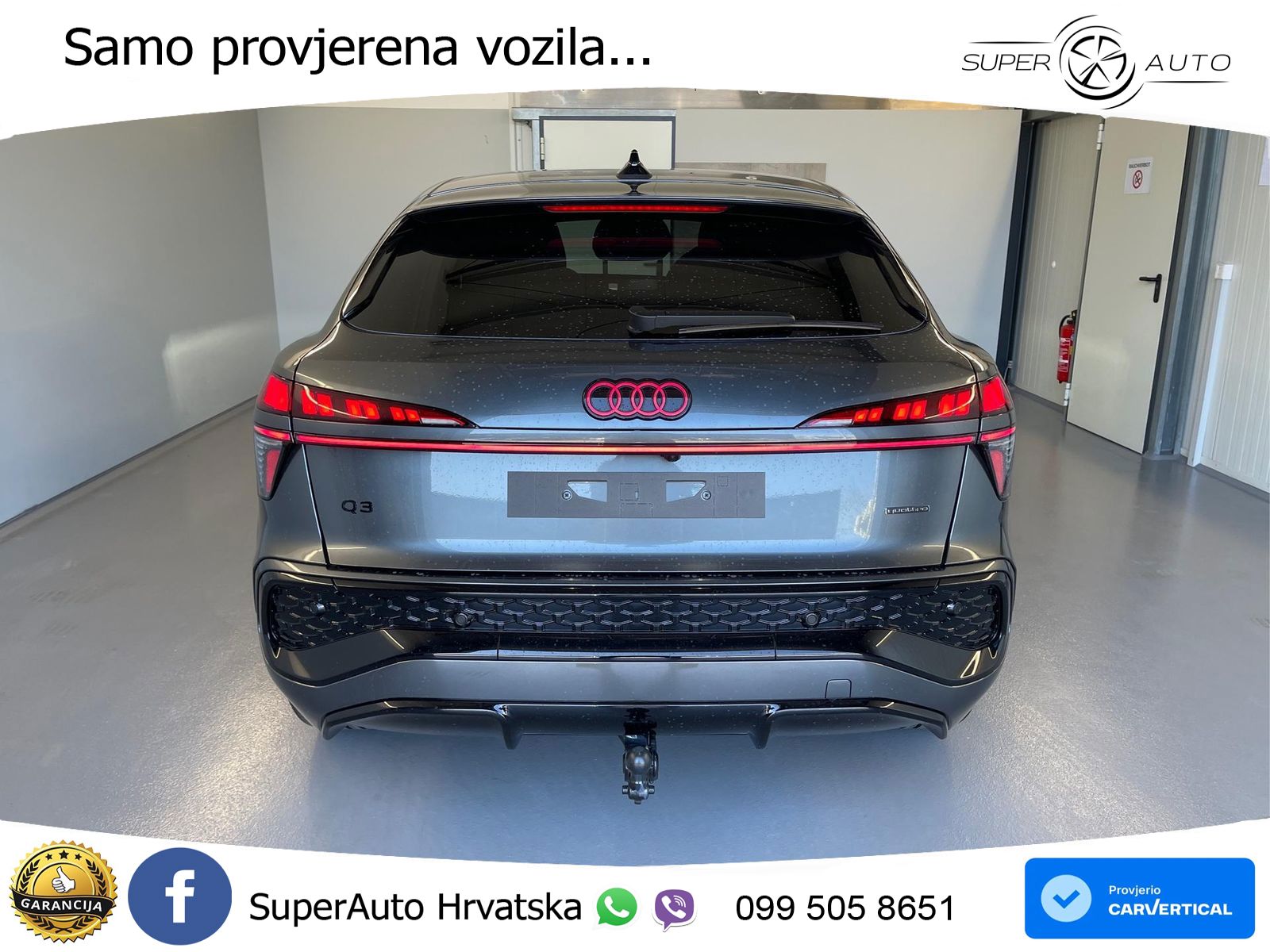 Audi Q3 III Sportback 2.0 TFSI (204 KS) quattro S tronic S line MATRIX+GR SJED+KAM