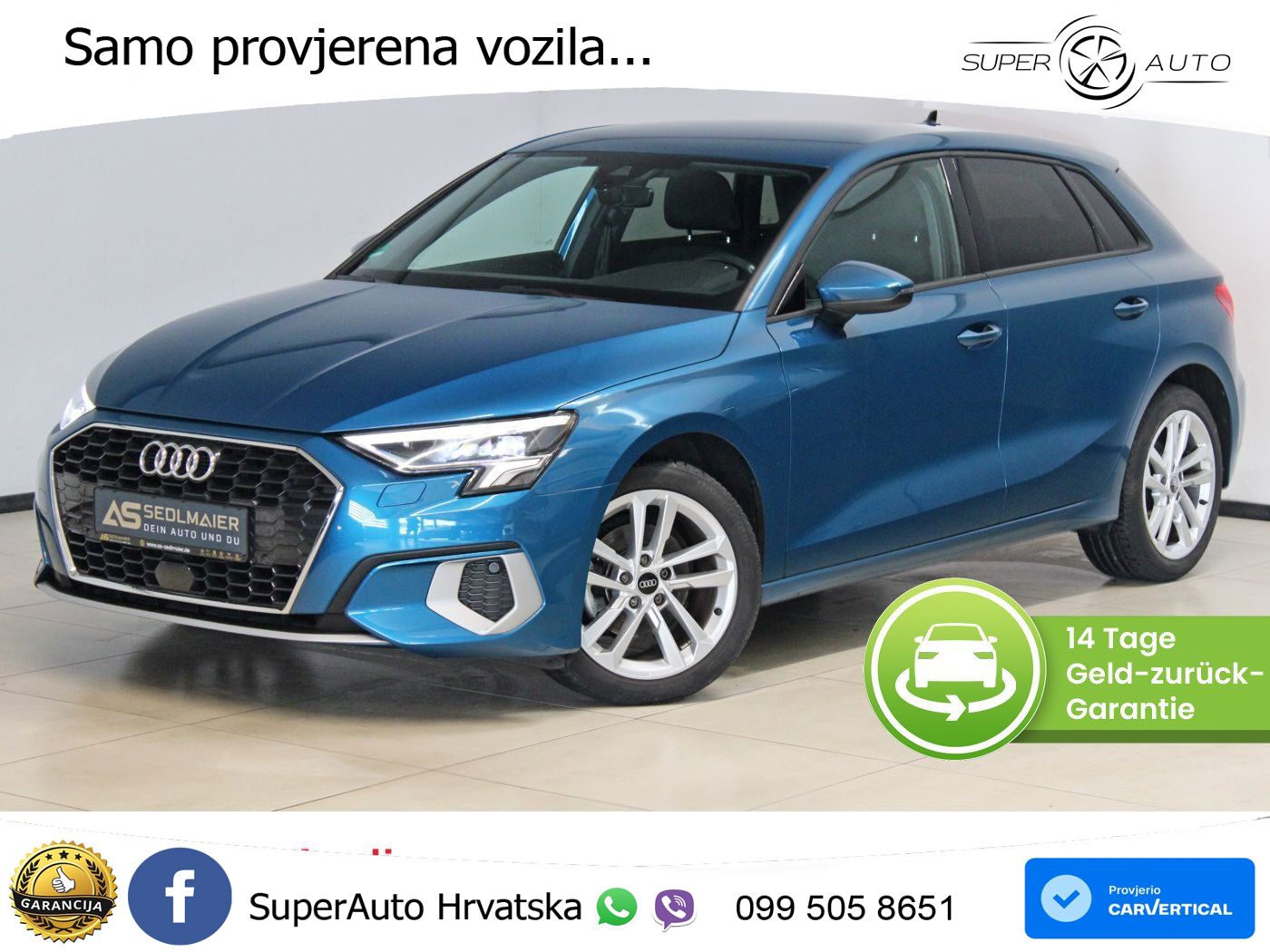 Audi A3 35 TFSI (150 KS) advanced