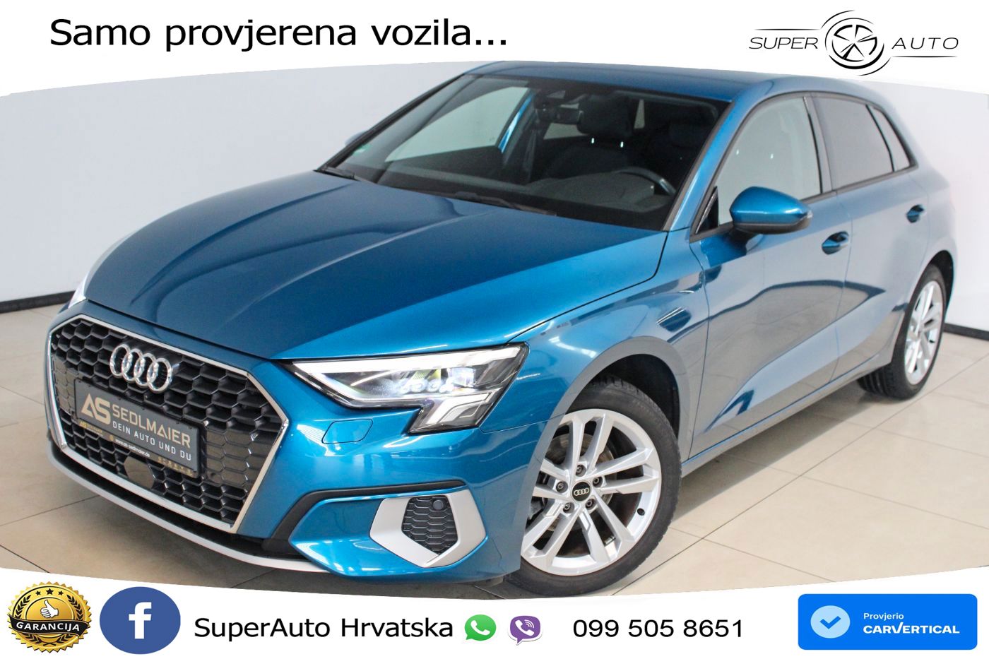 Audi A3 35 TFSI (150 KS) advanced