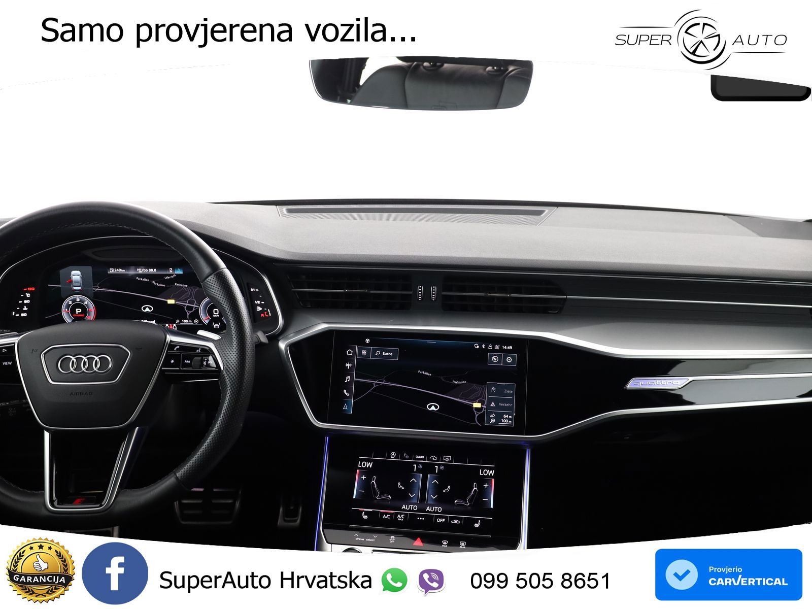 Audi A6 40 TDI (204 KS) quattro ultra S tronic S line LED+GR SJED+ACC