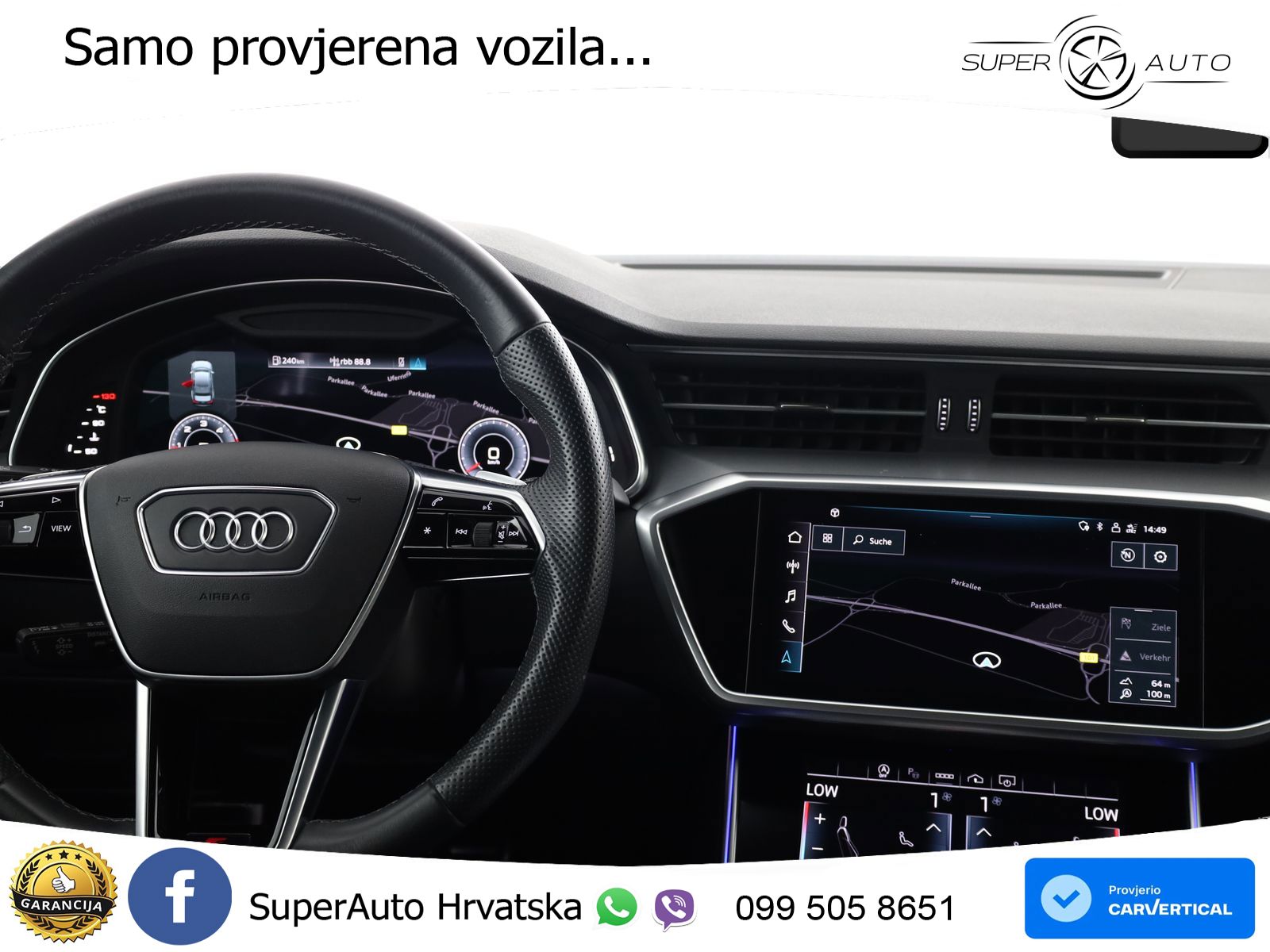 Audi A6 40 TDI (204 KS) quattro ultra S tronic S line LED+GR SJED+ACC
