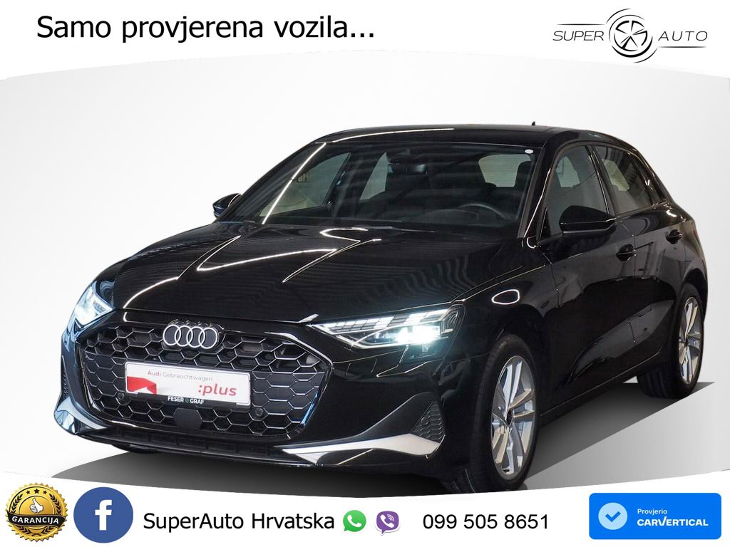 Audi A3 Sportback 30 TFSI (116 KS) Mild Hybrid S tronic LED+GR SJED+ACC