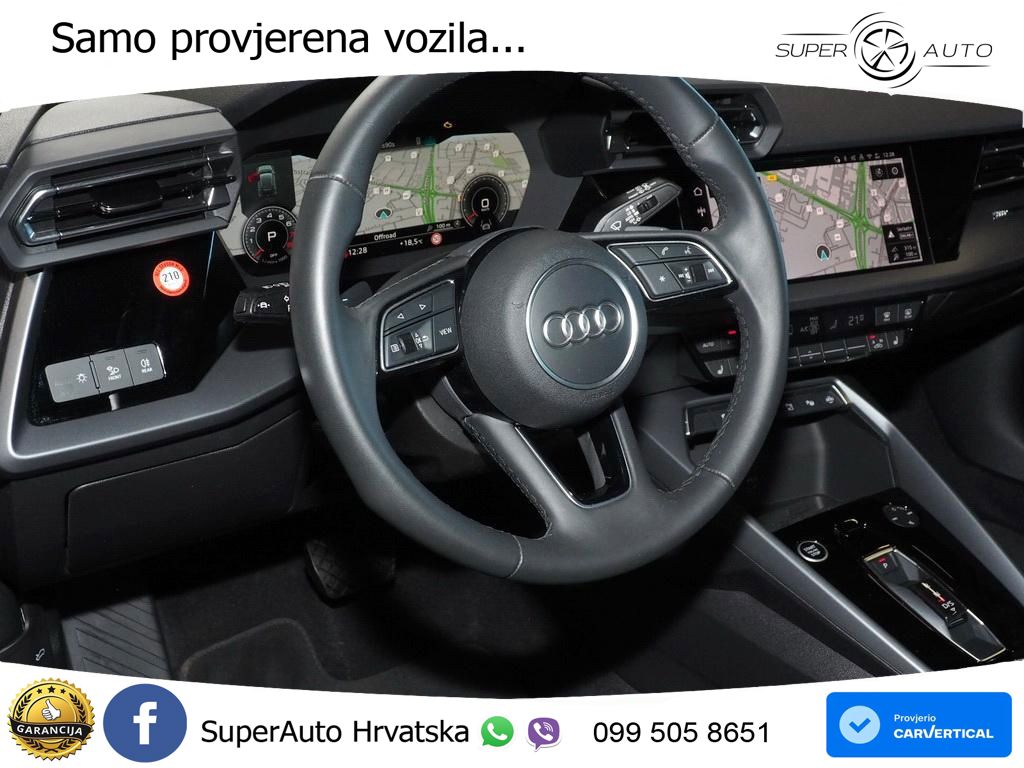 Audi A3 Sportback 30 TFSI (116 KS) Mild Hybrid S tronic LED+GR SJED+ACC