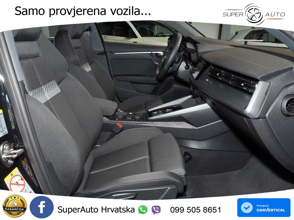 Audi A3 Sportback 30 TFSI (116 KS) Mild Hybrid S tronic LED+GR SJED+ACC