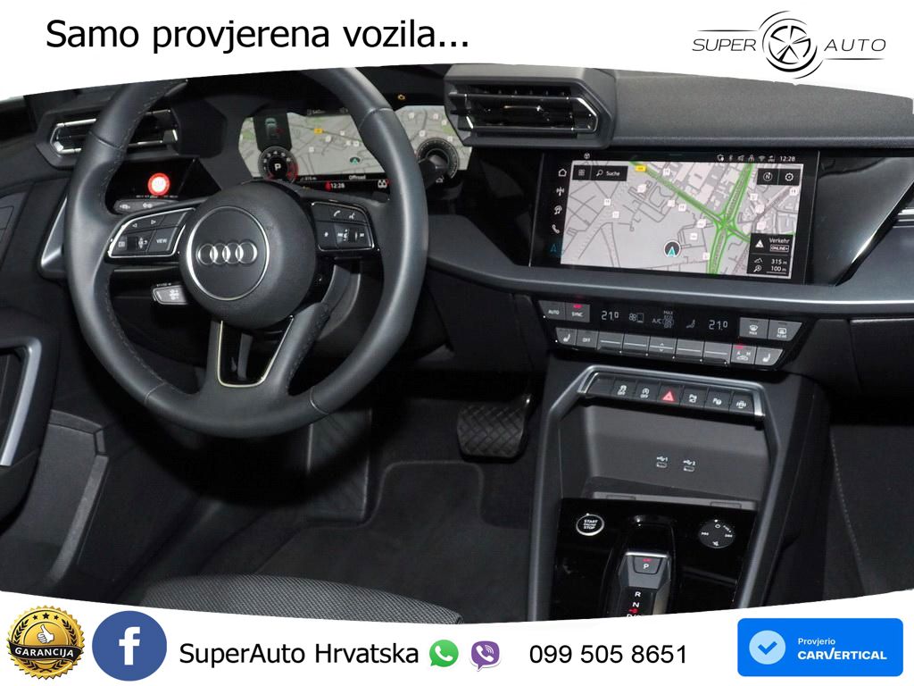 Audi A3 Sportback 30 TFSI (116 KS) Mild Hybrid S tronic LED+GR SJED+ACC