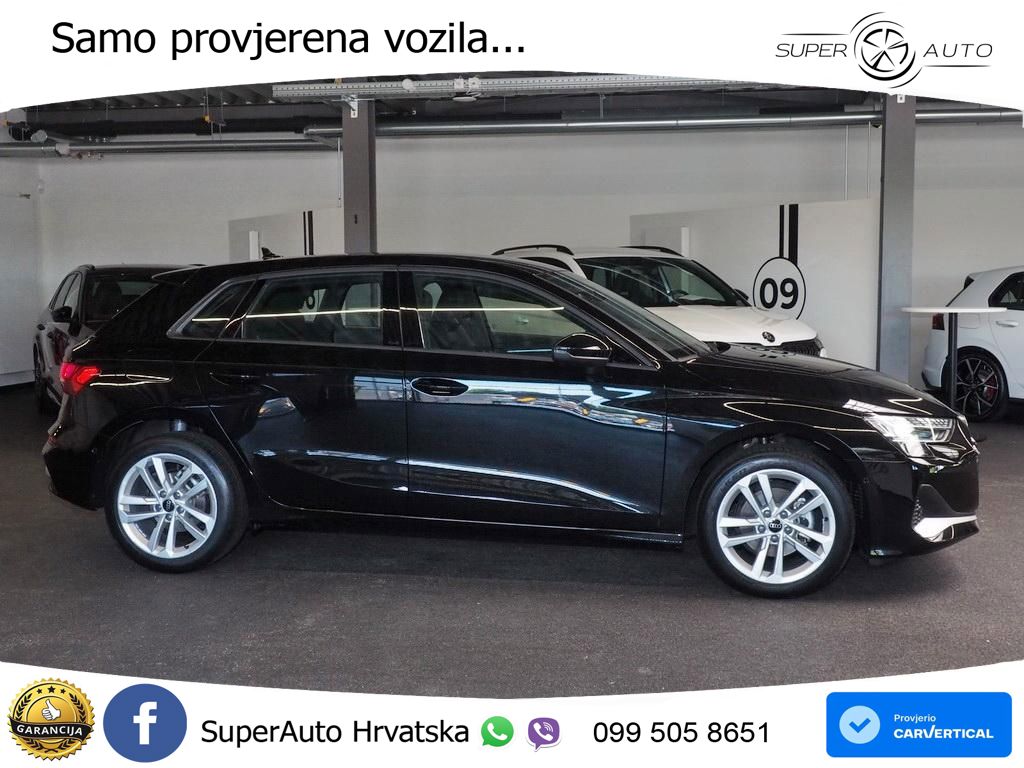 Audi A3 Sportback 30 TFSI (116 KS) Mild Hybrid S tronic LED+GR SJED+ACC