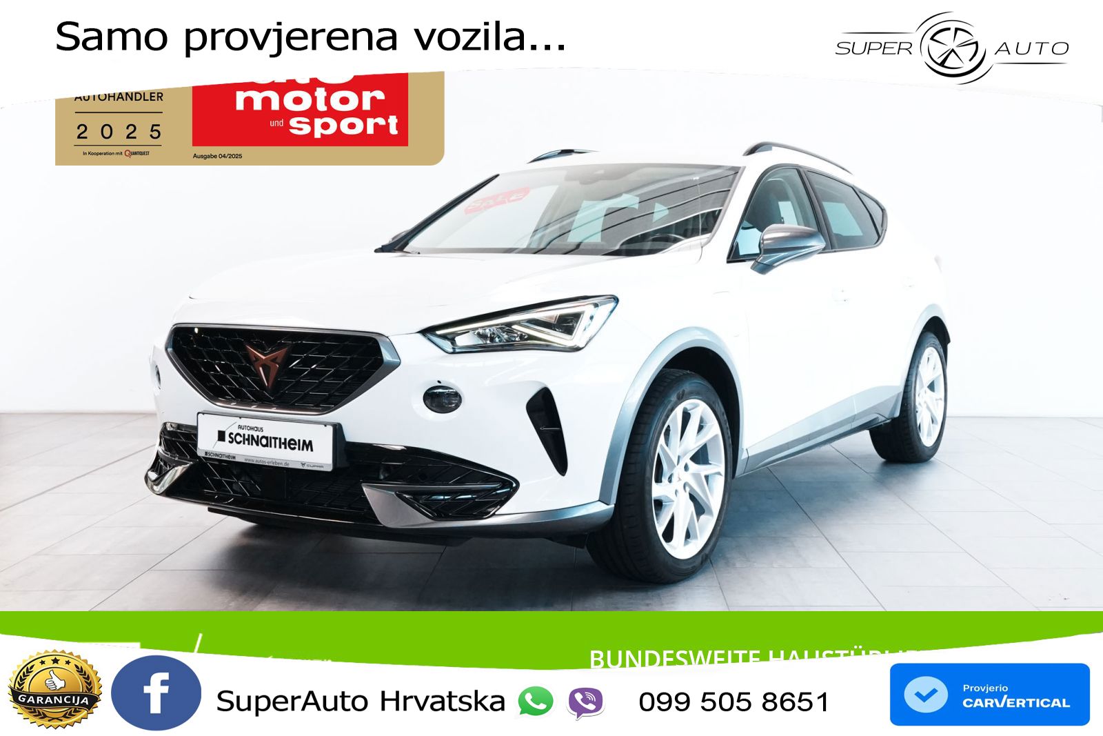 Cupra Formentor 1.4 TSI (204 KS) e-Hybrid DSG LED+GR SJED+ACC