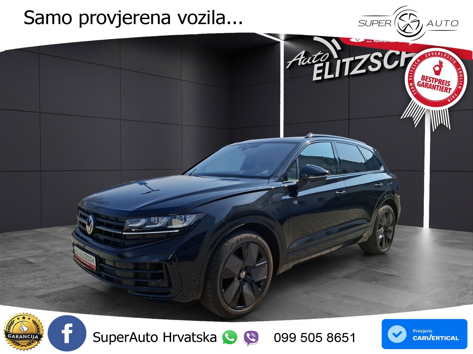 Volkswagen Touareg R 3.0 V6 TFSI (462 KS) 4MOTION Tiptronic ZRAČNI+ACC+GR SJED+KAM+PANO