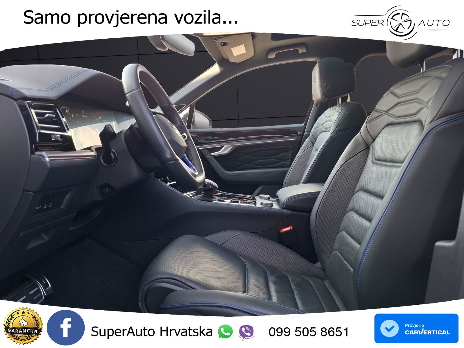 Volkswagen Touareg R 3.0 V6 TFSI (462 KS) 4MOTION Tiptronic ZRAČNI+ACC+GR SJED+KAM+PANO