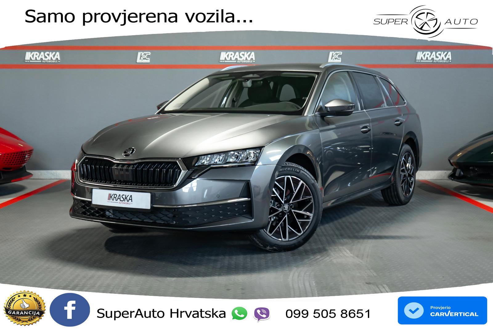 Škoda Octavia Combi 1.5 TSI (150 KS) DSG Selection LED+GR SJED+ACC