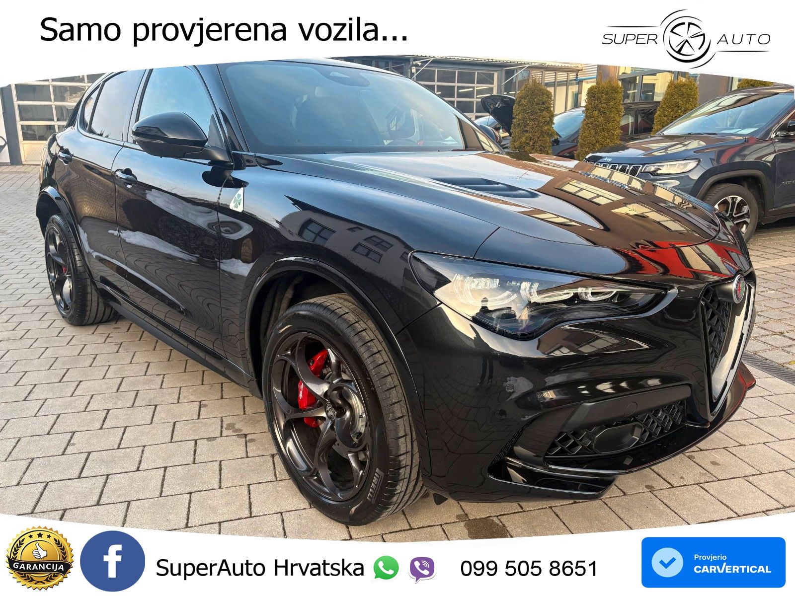 Alfa Romeo Stelvio Quadrifoglio 2.9 V6 Bi-Turbo (520 KS) Q4 Automatic LED+GR SJED+ACC