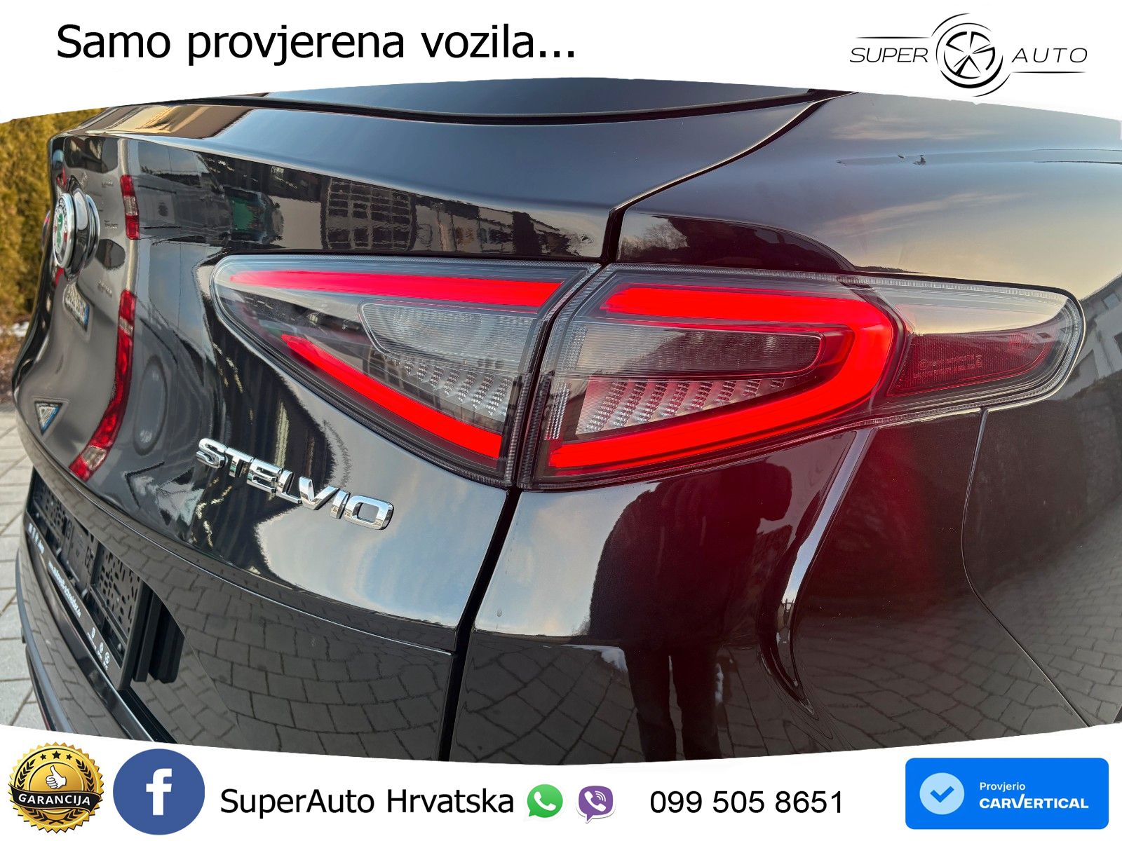 Alfa Romeo Stelvio Quadrifoglio 2.9 V6 Bi-Turbo (520 KS) Q4 Automatic LED+GR SJED+ACC