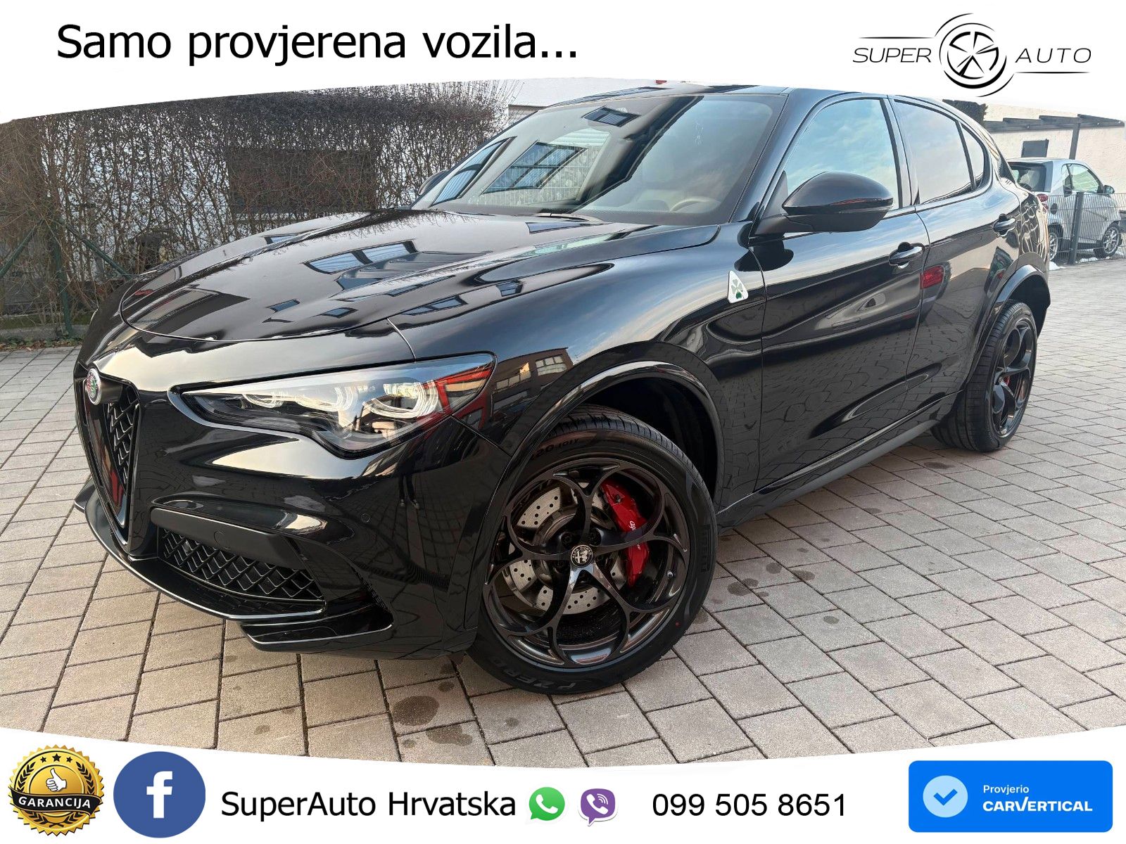Alfa Romeo Stelvio Quadrifoglio 2.9 V6 Bi-Turbo (520 KS) Q4 Automatic LED+GR SJED+ACC