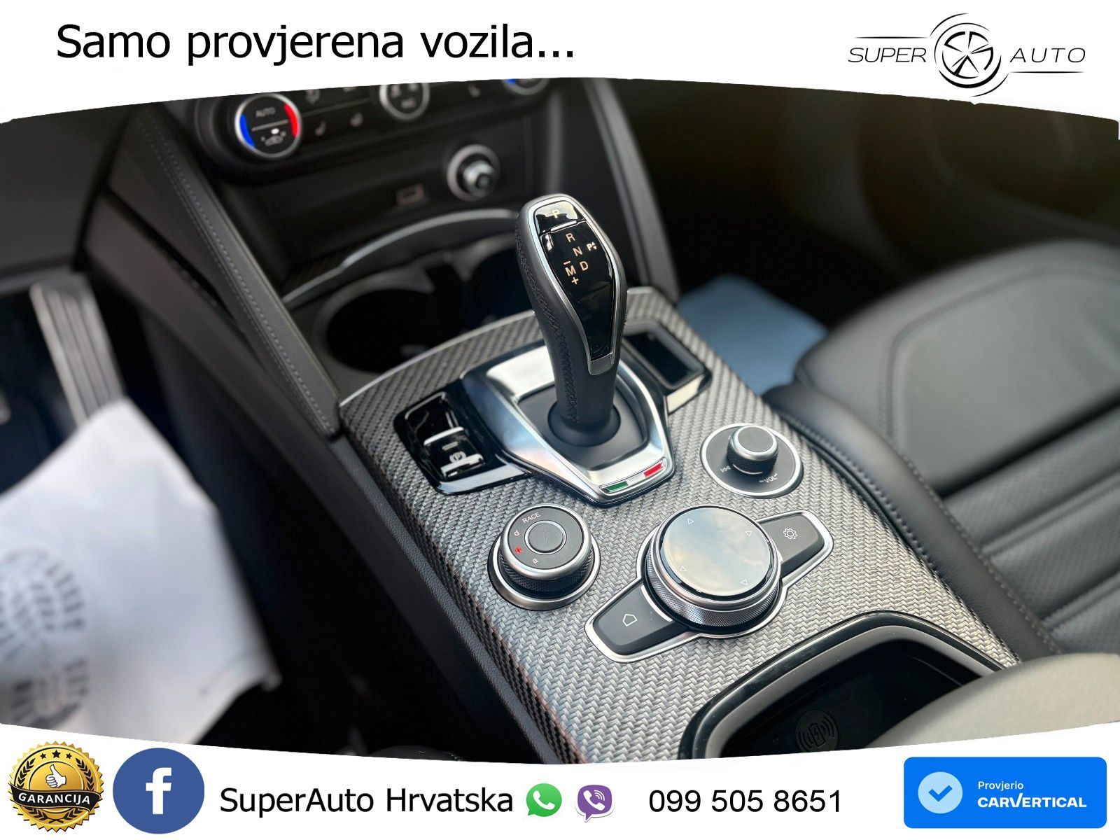 Alfa Romeo Stelvio Quadrifoglio 2.9 V6 Bi-Turbo (520 KS) Q4 Automatic LED+GR SJED+ACC