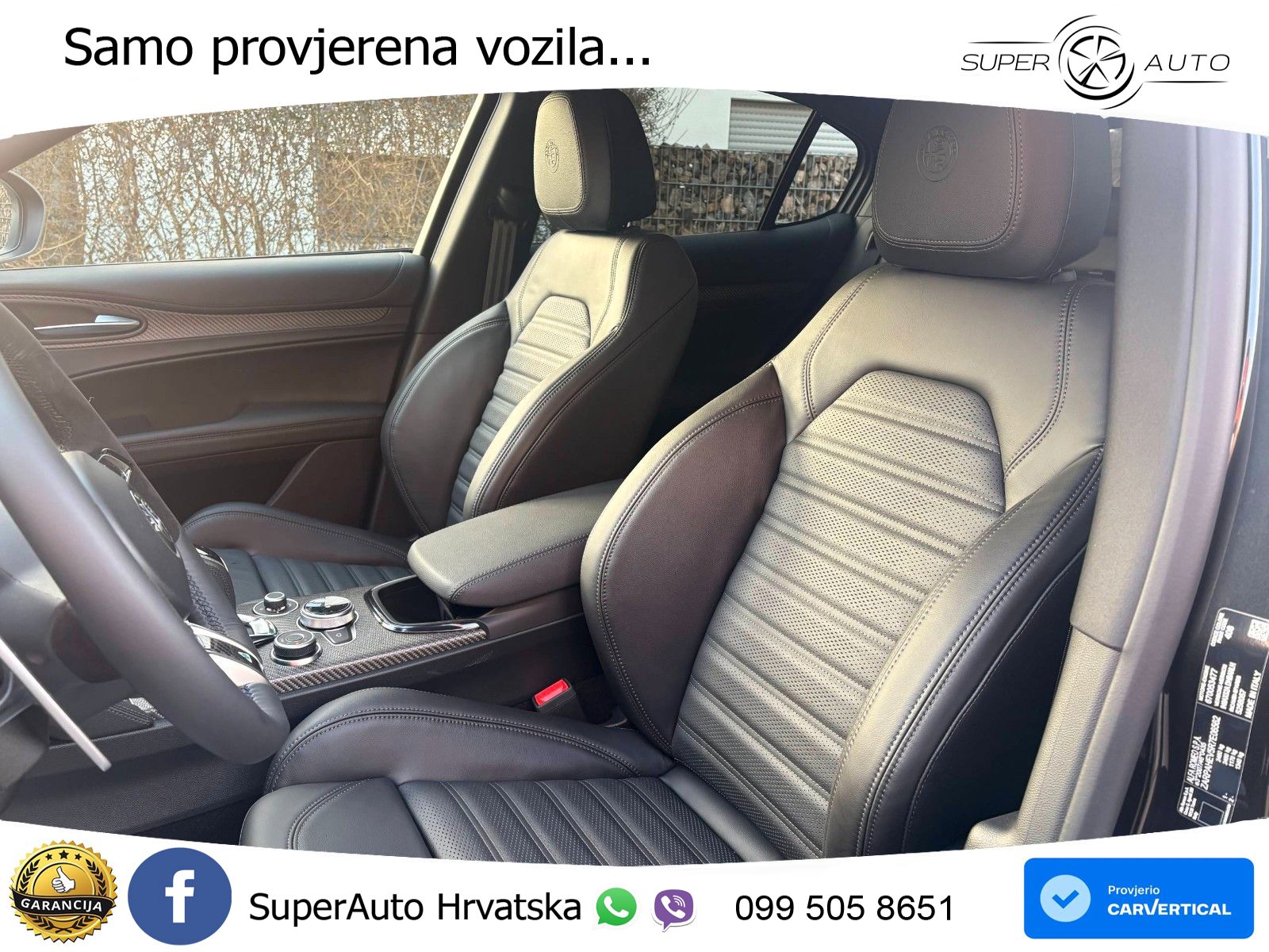 Alfa Romeo Stelvio Quadrifoglio 2.9 V6 Bi-Turbo (520 KS) Q4 Automatic LED+GR SJED+ACC