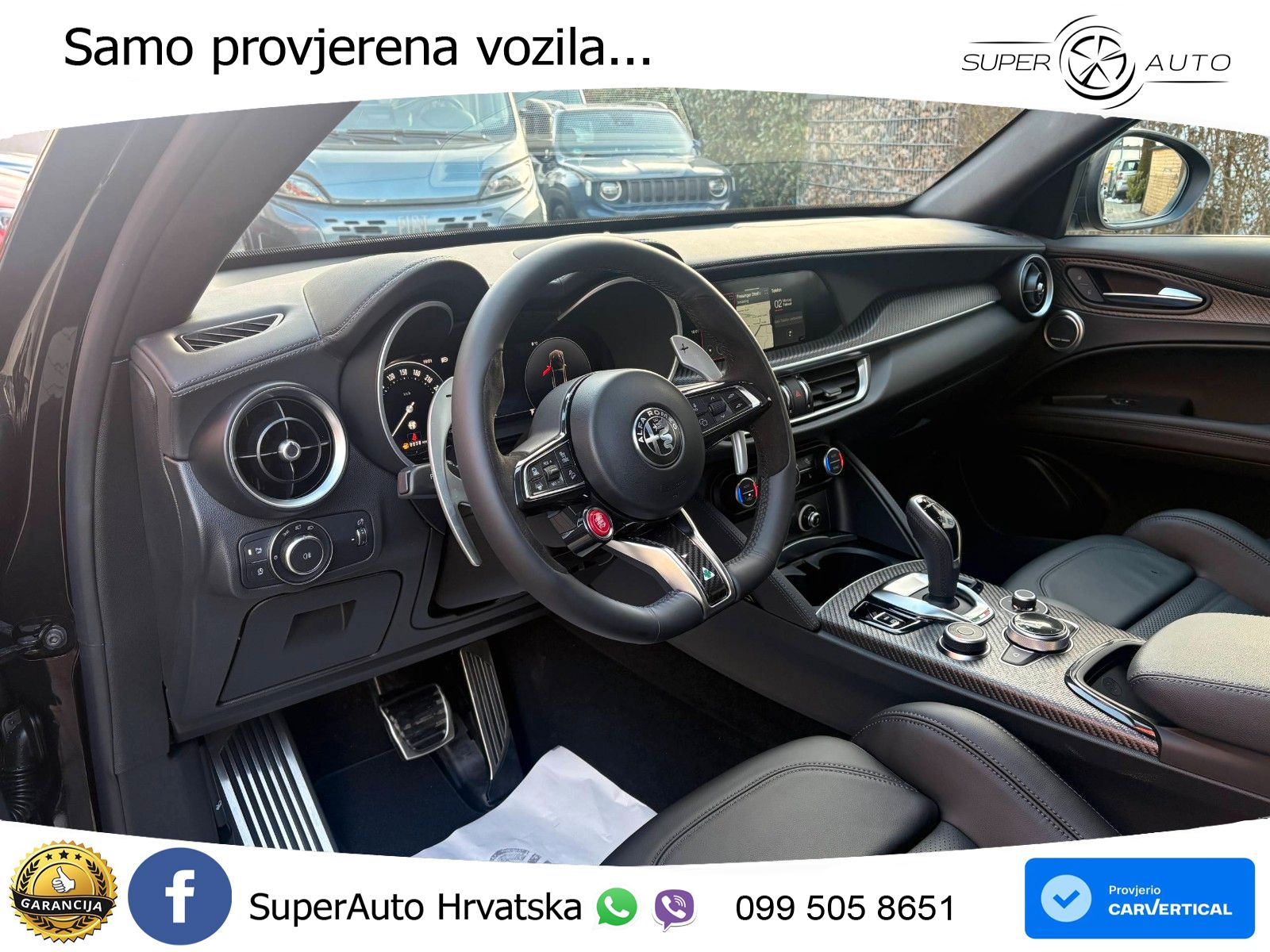 Alfa Romeo Stelvio Quadrifoglio 2.9 V6 Bi-Turbo (520 KS) Q4 Automatic LED+GR SJED+ACC