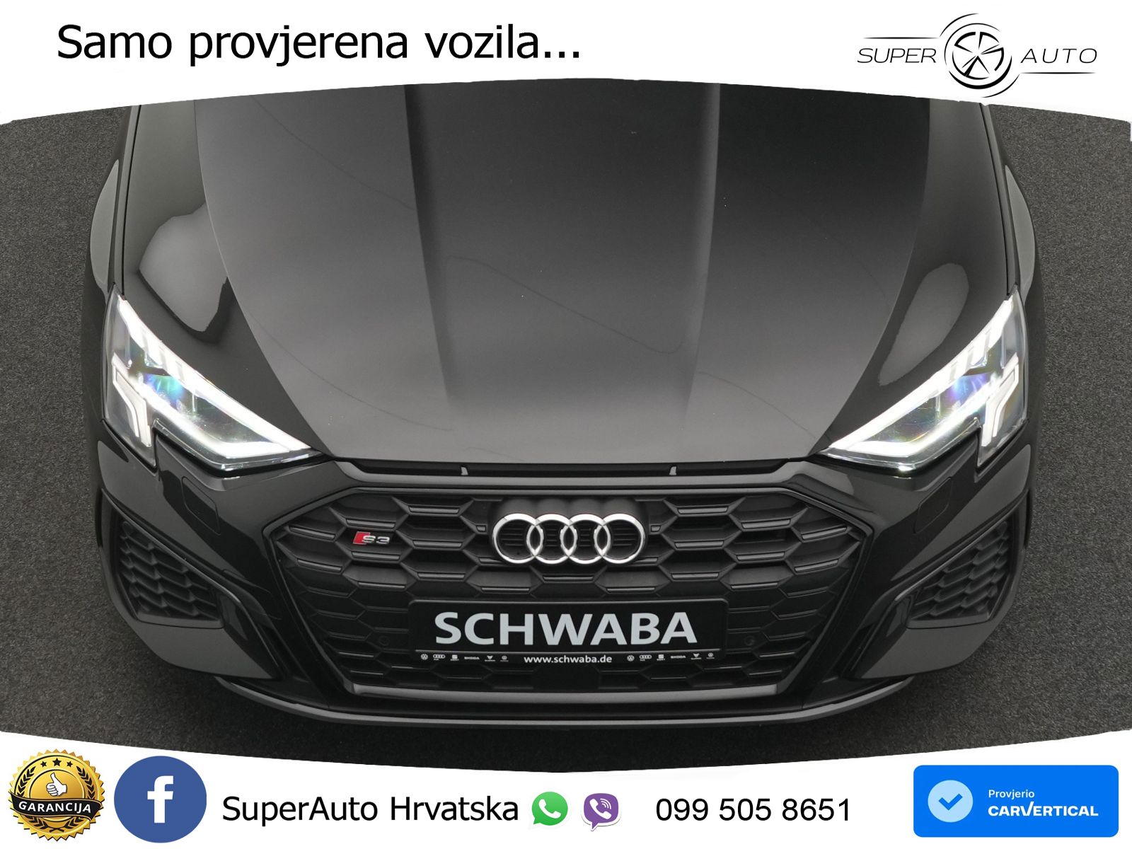Audi S3 2.0 TFSI (310 KS) quattro S tronic LED+GR SJED+ACC