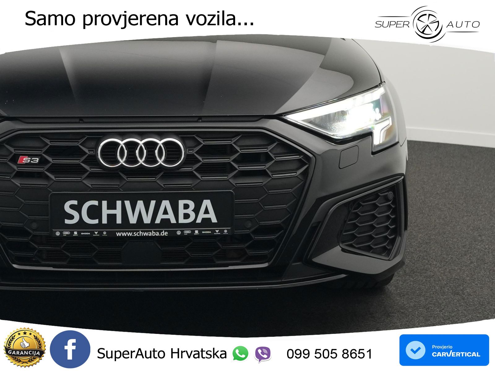 Audi S3 2.0 TFSI (310 KS) quattro S tronic LED+GR SJED+ACC