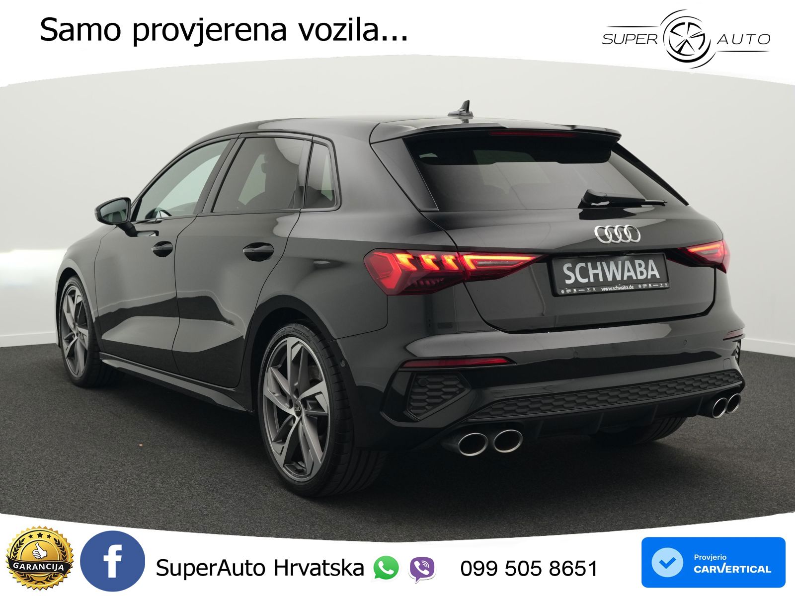 Audi S3 2.0 TFSI (310 KS) quattro S tronic LED+GR SJED+ACC