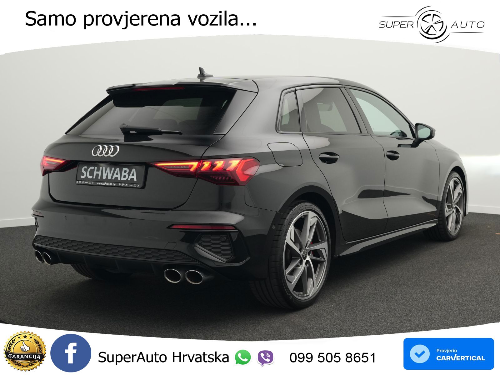 Audi S3 2.0 TFSI (310 KS) quattro S tronic LED+GR SJED+ACC