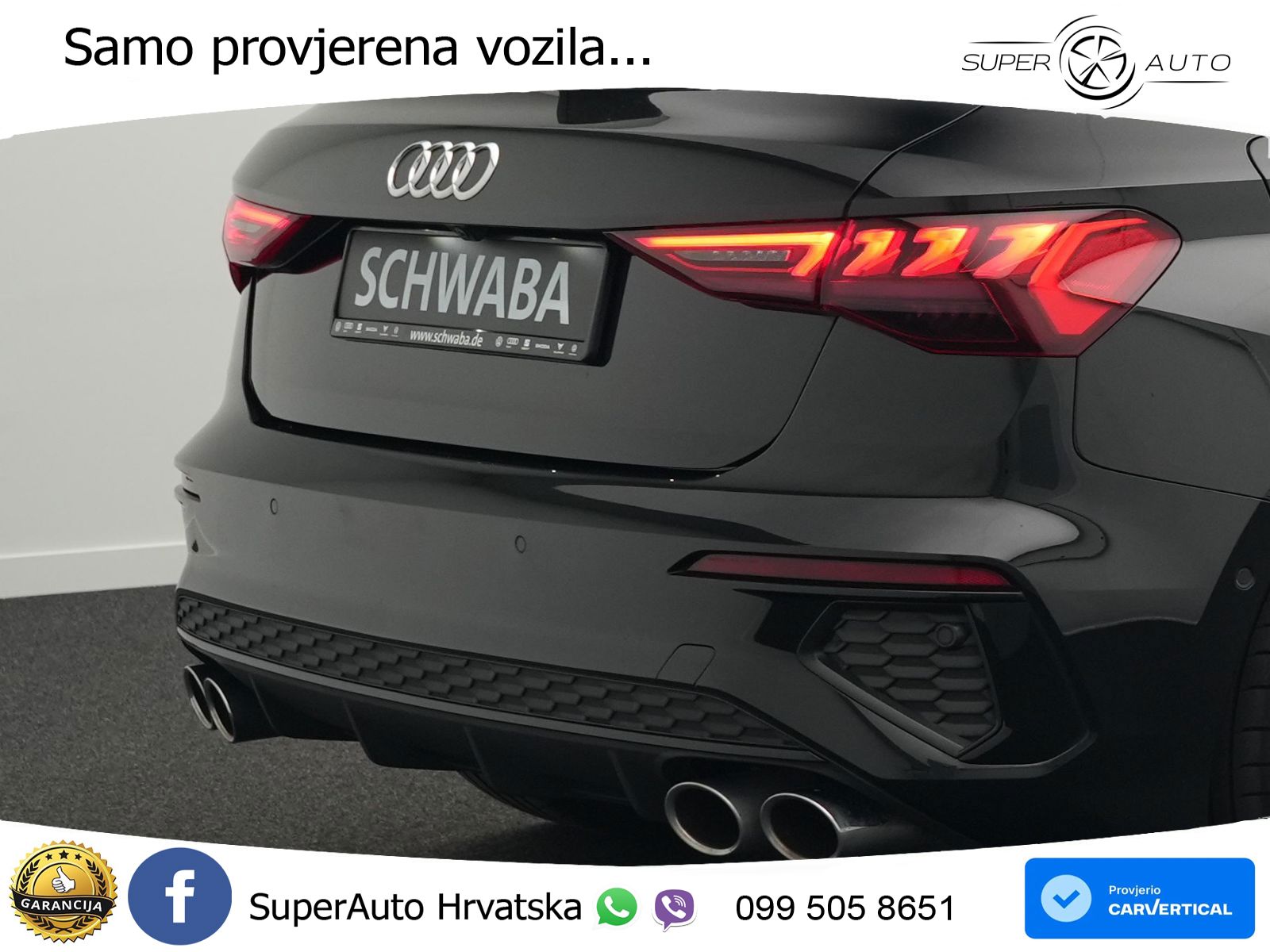 Audi S3 2.0 TFSI (310 KS) quattro S tronic LED+GR SJED+ACC