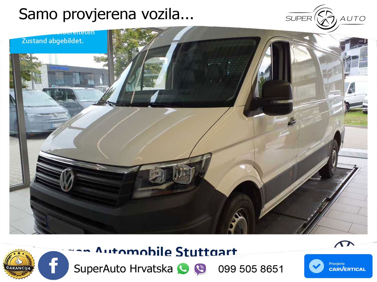 Volkswagen Crafter Kasten 35 2.0 TDI L2 H2 Euro 6d ISC FCM 140 KS