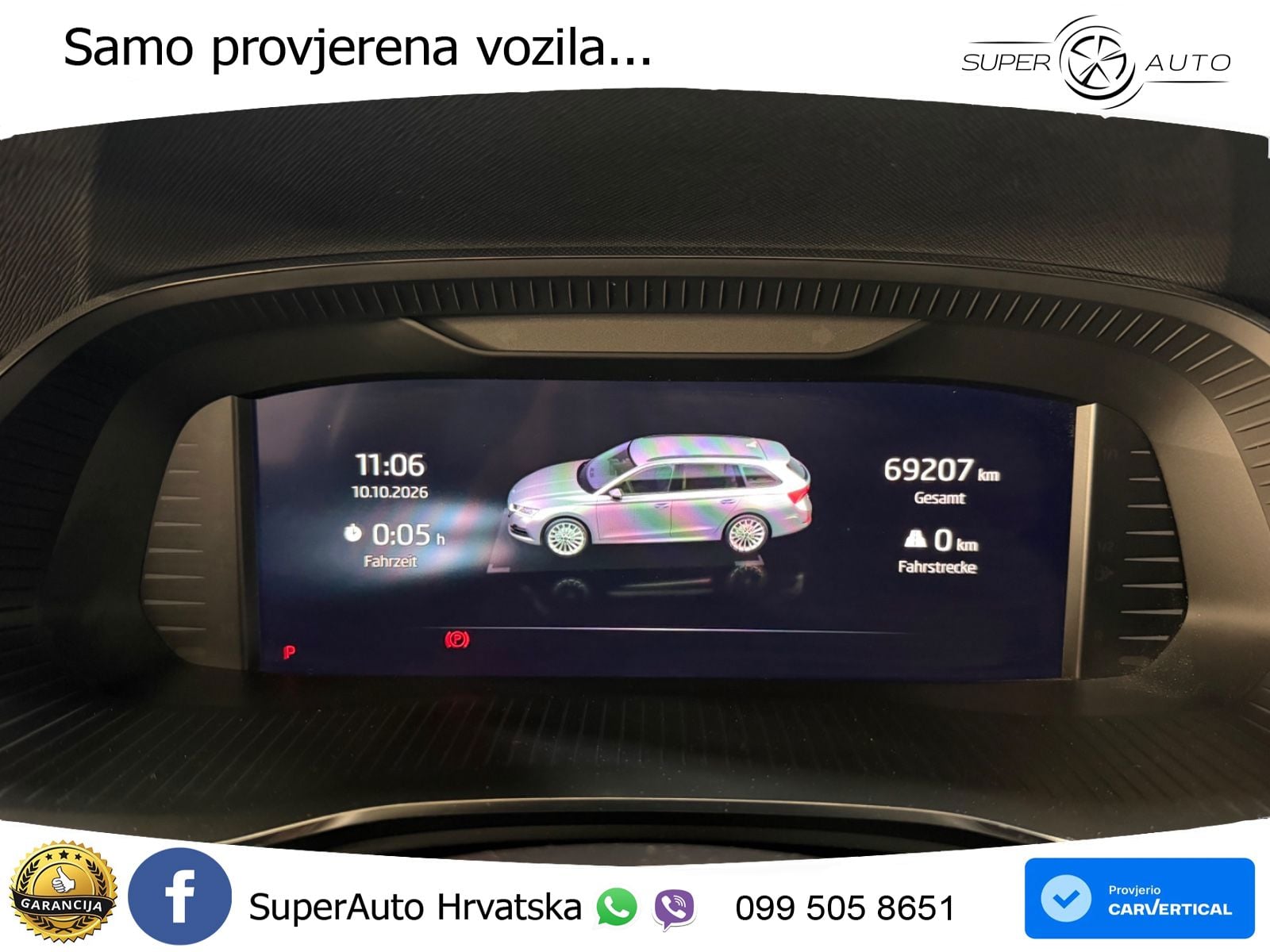 Škoda Octavia Combi 2.0 TDI (150 KS) DSG LED+GR SJED+ACC