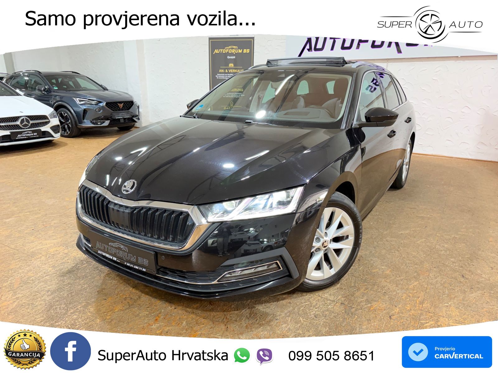 Škoda Octavia Combi 2.0 TDI (150 KS) DSG LED+GR SJED+ACC
