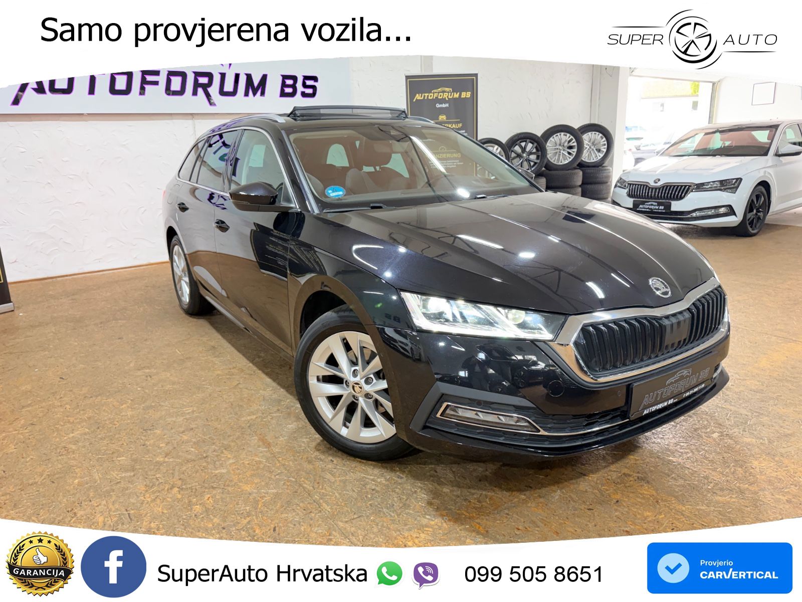 Škoda Octavia Combi 2.0 TDI (150 KS) DSG LED+GR SJED+ACC