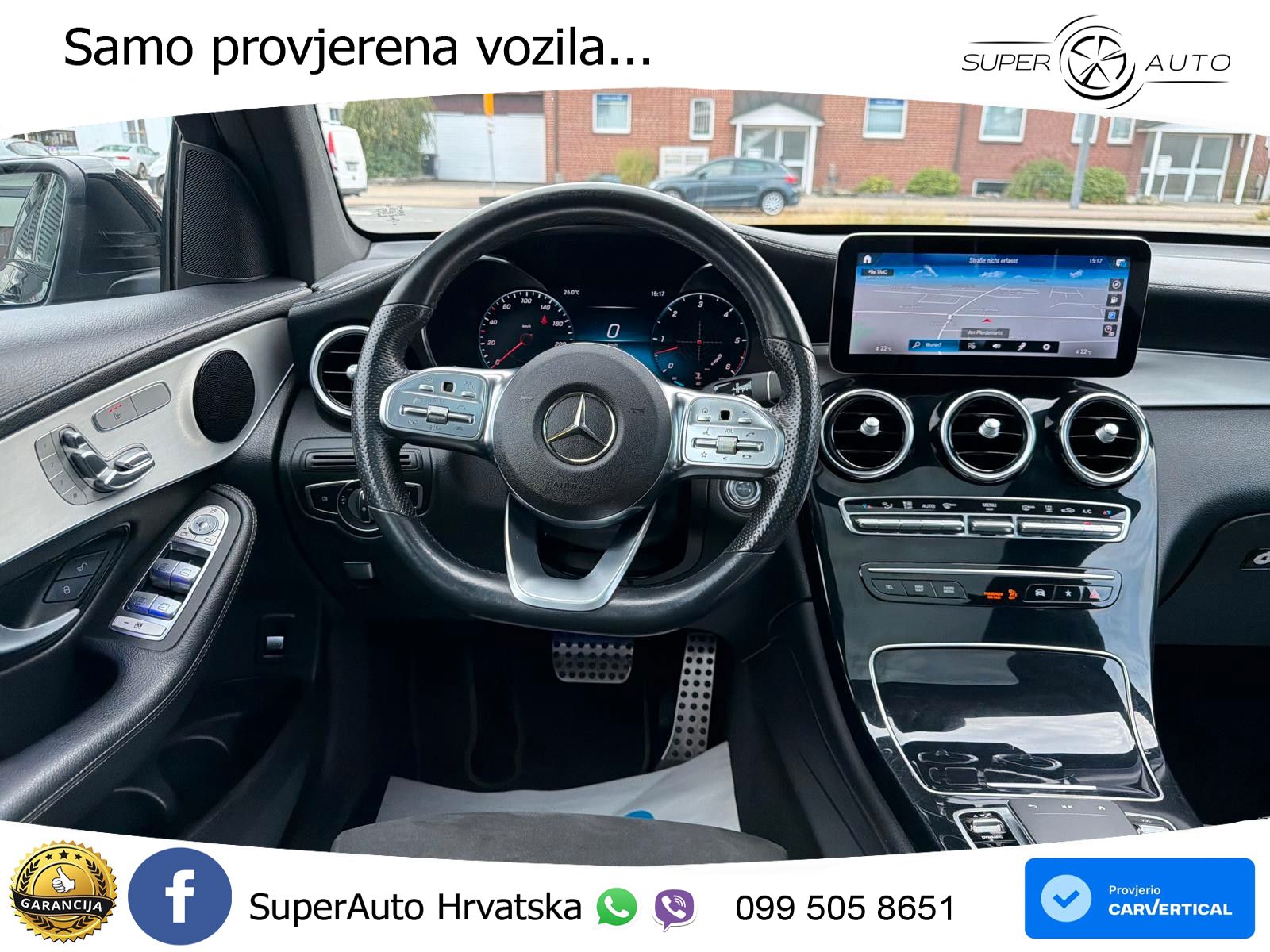 Mercedes GLC 400d (330 KS) 4MATIC 9G-TRONIC ZRAČNI+ACC+GR SJED+KAM+PANO