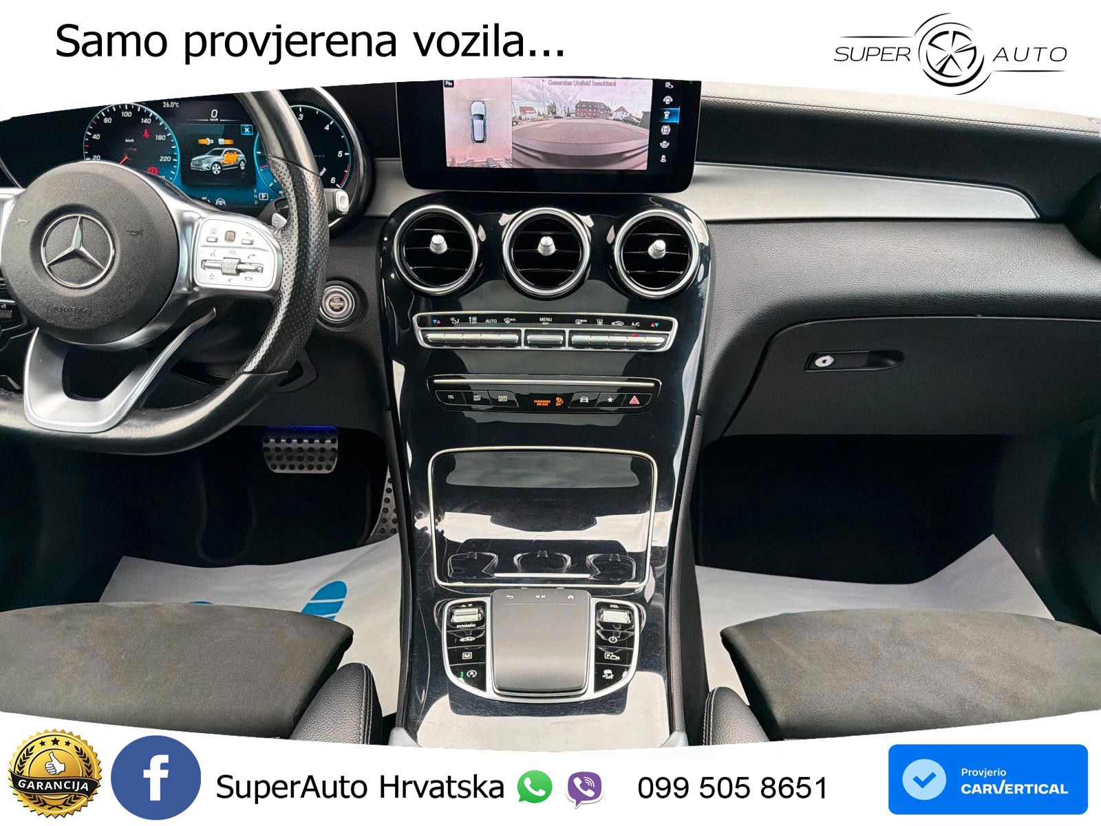 Mercedes GLC 400d (330 KS) 4MATIC 9G-TRONIC ZRAČNI+ACC+GR SJED+KAM+PANO