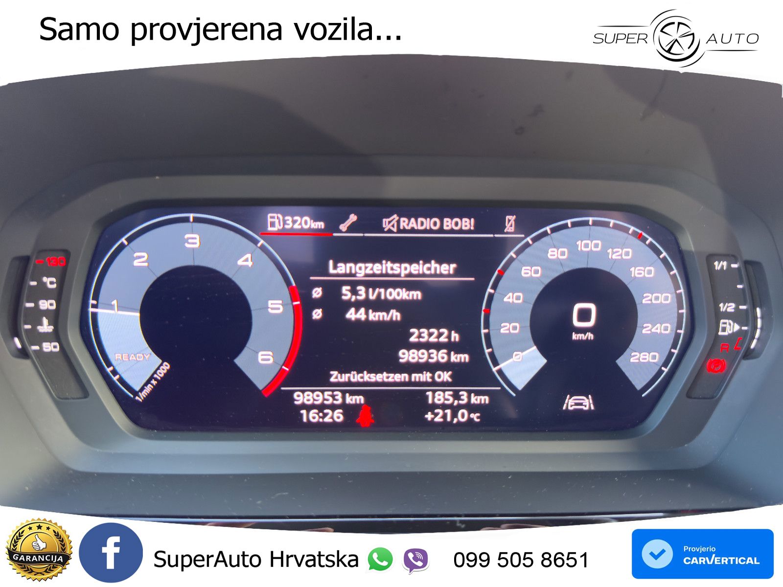 Audi A3 30 TDI (116 KS) LED+GR SJED+ACC
