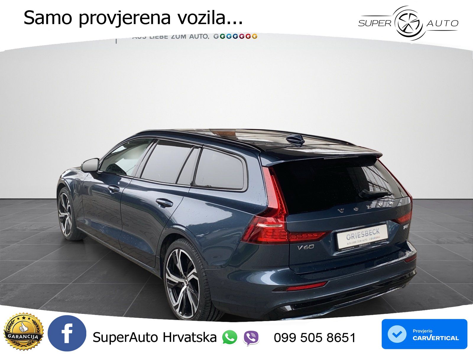 Volvo V60 2.0 T8 AWD Geartronic LED+GR SJED+ACC