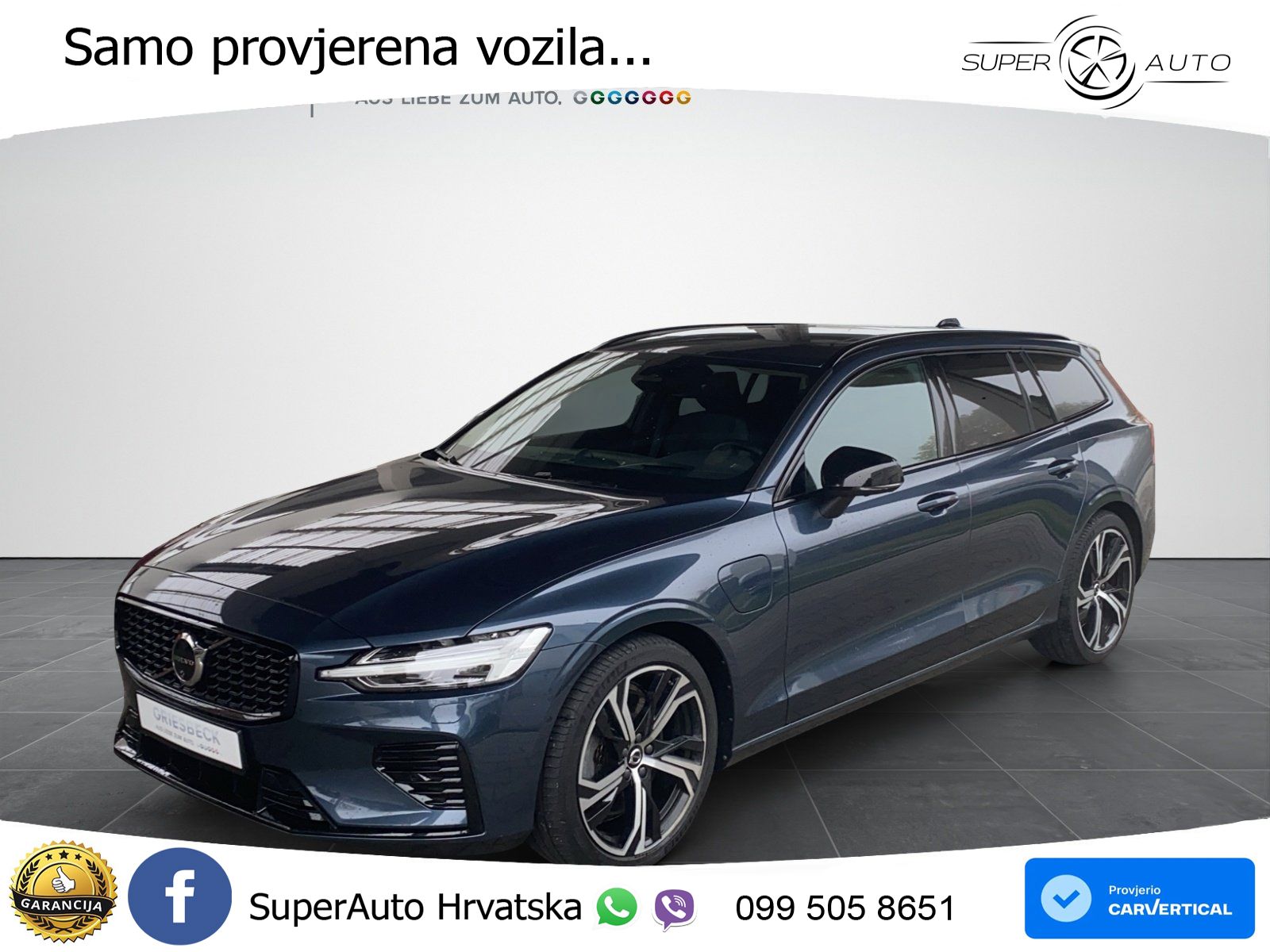 Volvo V60 2.0 T8 AWD Geartronic LED+GR SJED+ACC