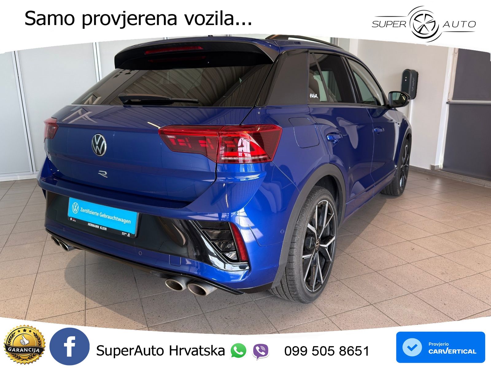 Volkswagen T-Roc I R 2.0 TSI (300 KS) OPF 4M DSG LED+GR SJED+ACC